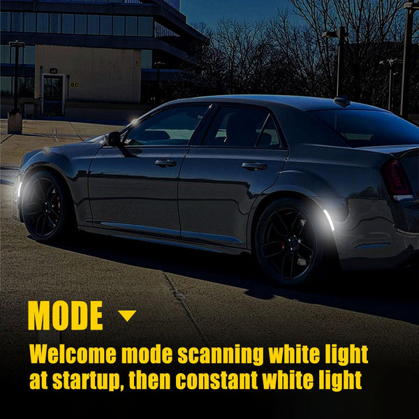 LED Side Marker Light for Chrysler 300/300C/300S 2015-2023, Front & Rear