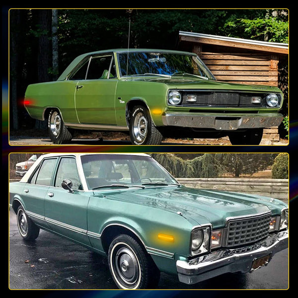 LED Side Marker Light for Dodge Charger 1972-1974 & 1984-1987, Smoked Lens, Front & Rear