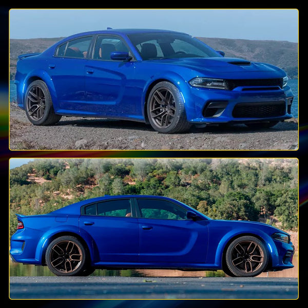 LED Side Marker Light for Dodge Charger 2015-2022, Blue, Front & Rear Fender