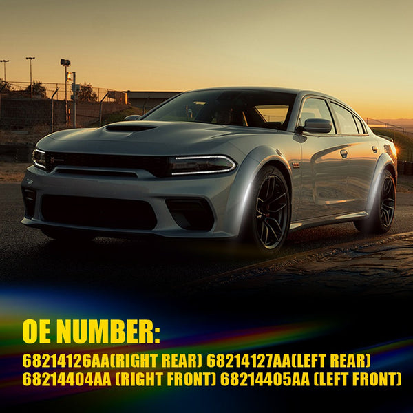 LED Side Marker Light for Dodge Charger 2015-2022, Dynamic, Front & Rear