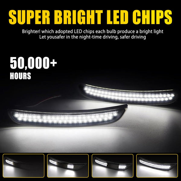 LED Side Marker Light for Dodge Charger 2015-2022, Dynamic, Front & Rear