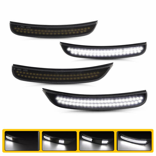 LED Side Marker Light for Dodge Charger 2015-2022, Dynamic, Front & Rear