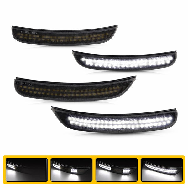LED Side Marker Light for Dodge Charger 2015-2022, Dynamic, Front & Rear