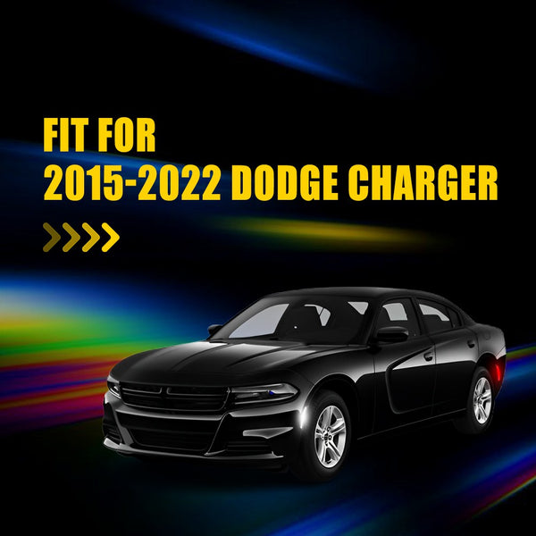 LED Side Marker Light for Dodge Charger 2015-2022, Red/White, Front & Rear, Left & Right