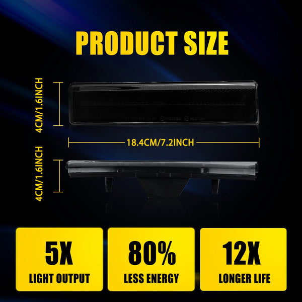 LED Side Marker Light for Ford Bronco/F-150/F-250/F-350 1980-1986, Amber