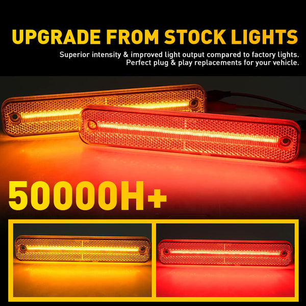 LED Side Marker Light for Ford Bronco & F-Series (F-100, F-150, F-250, F-350) & E-Series Econoline Van
