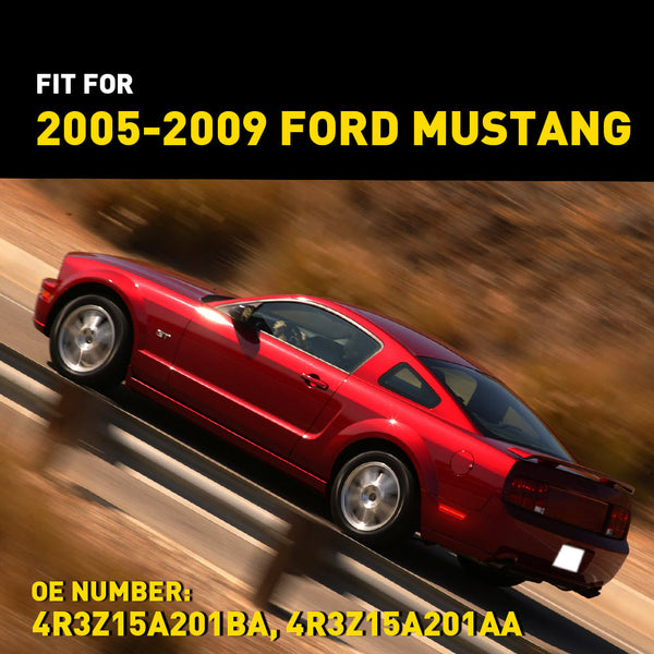 LED Side Marker Light for Ford Mustang 2005-2009, Red Lens, Rear L&R