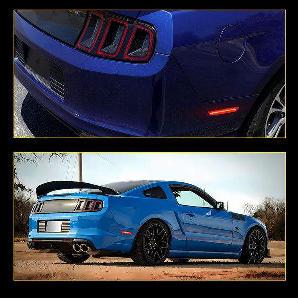 LED Side Marker Light for Ford Mustang 2010-2014, Red, Rear Bumper