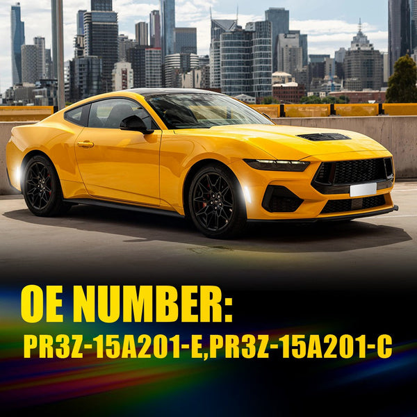 LED Side Marker Light for Ford Mustang 2024-2025, Cold White, Front & Rear