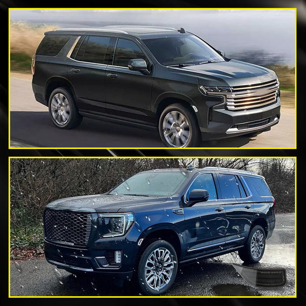 LED Side Marker Light for GMC Yukon/Chevy Tahoe/Suburban 2021-2023, Smoked Lens, White