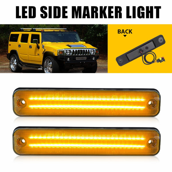 LED Side Marker Light for Hummer H2 2003-2009, Front
