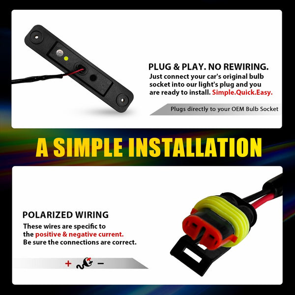 LED Side Marker Light for Hummer H2 2003-2009, Front