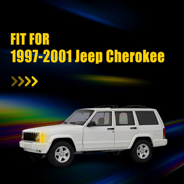 LED Side Marker Light for Jeep Cherokee 1997-2001, Amber, Front Fender