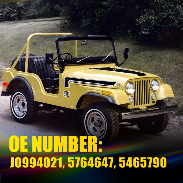 LED Side Marker Light for Jeep Grand Wagoneer 1984-1991, Smoked Lens, Rear L&R