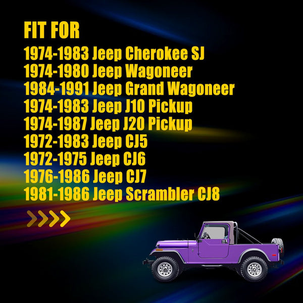 LED Side Marker Light for Jeep Grand Wagoneer/J10 Pickup/CJ5, Amber