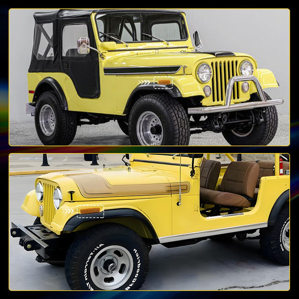 LED Side Marker Light for Jeep Grand Wagoneer/J10 Pickup/CJ5, Amber