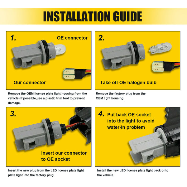 LED Side Marker Light for Jeep Renegade 2015-2023, Smoked Lens, White, Front