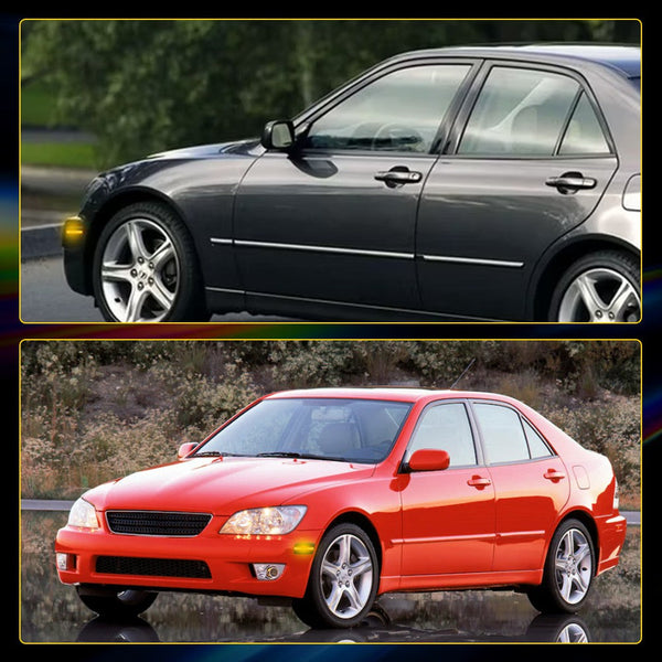 LED Side Marker Light for Lexus IS300 2001-2005/GS430 & Toyota Prius, Smoked Lens, Amber