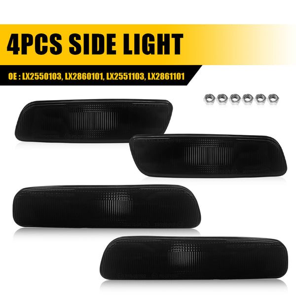 LED Side Marker Light for Lexus IS300 2001-2005, Smoked Lens, Parking Light