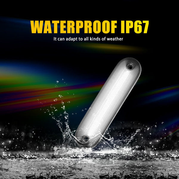 LED Side Marker Light for Mazda MX-5 Miata 1990-2005, Smoked Lens, White, Front/Rear