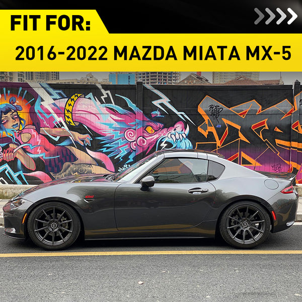 LED Side Marker Light for Mazda MX-5 Miata 2016-2022, Smoked Lens, Front & Rear