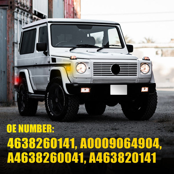 LED Side Marker Light for Mercedes-Benz G-Class W463 G500 1999-2014, Front & Rear