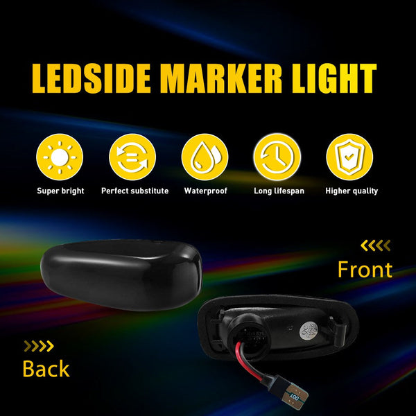 LED Side Marker Light for Mercedes Sprinter W901 1995-2006, Amber, Turn Signal