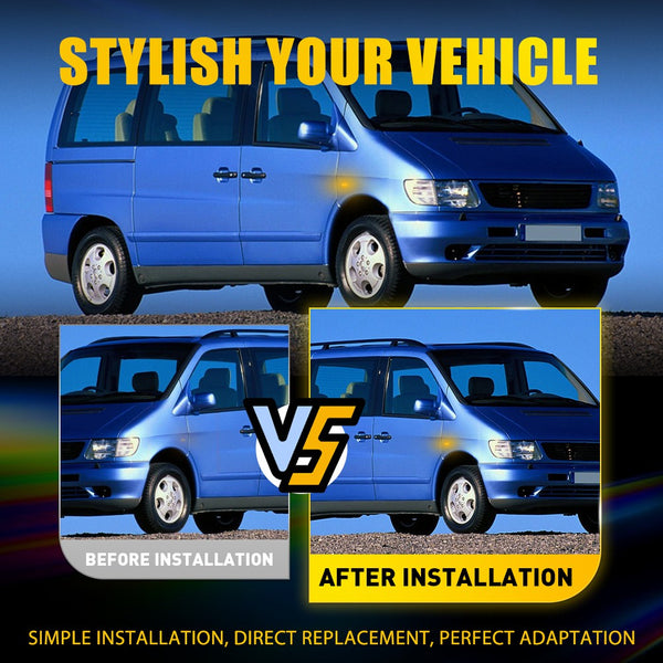 LED Side Marker Light for Mercedes Sprinter W901 1995-2006, Amber, Turn Signal