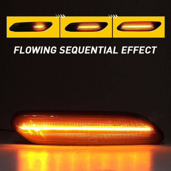 LED Side Marker Light for Mini Cooper Countryman R60/R61, Sequential Turn Signal