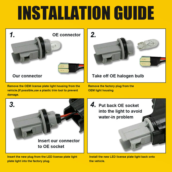 LED Side Marker Light for MINI Cooper R55/R56/R57/R58/R59/R60/R61, Amber, Front
