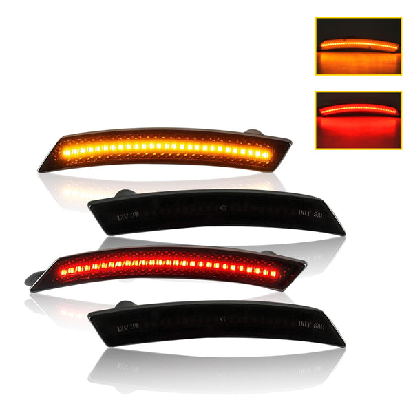 LED Side Marker Light for MINI Cooper R55/R56/R57/R58/R59/R60/R61, Amber/Red