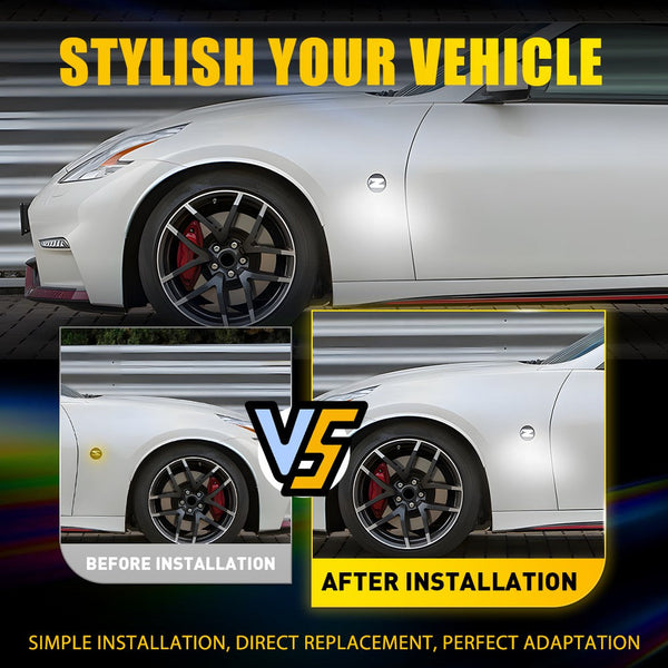 LED Side Marker Light for Nissan 350Z/370Z 2003-2020, Sequential, White