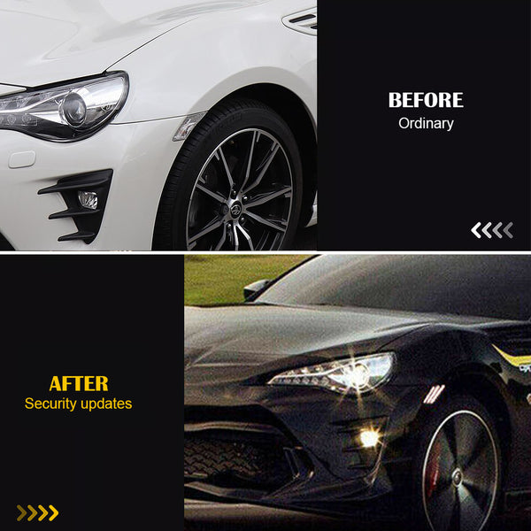 LED Side Marker Light for Subaru BRZ 2013-2020, White, Rear