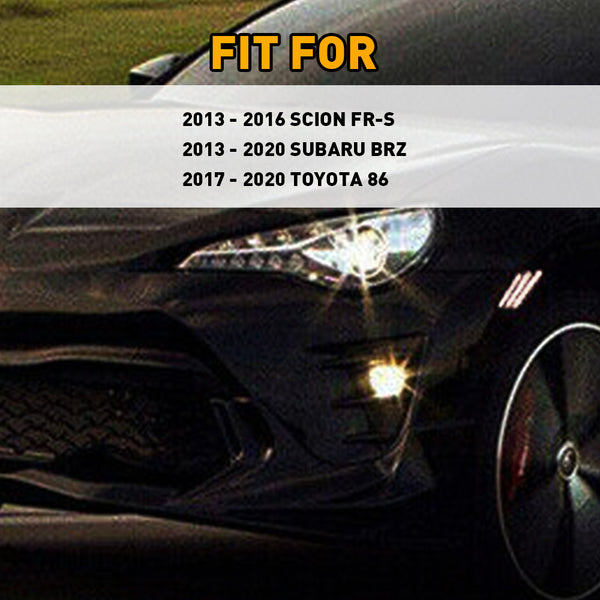 LED Side Marker Light for Subaru BRZ 2013-2020, White, Rear