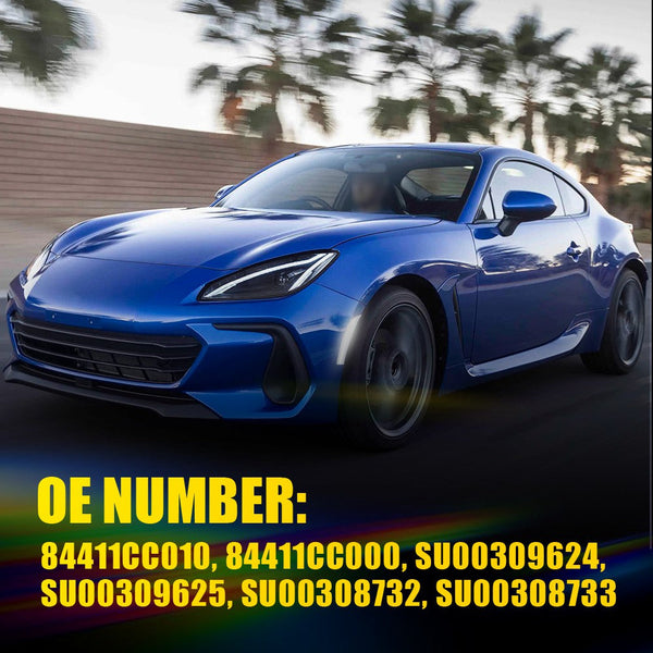 LED Side Marker Light for Toyota GR86/Subaru BRZ 2022-2024, Clear Lens, White