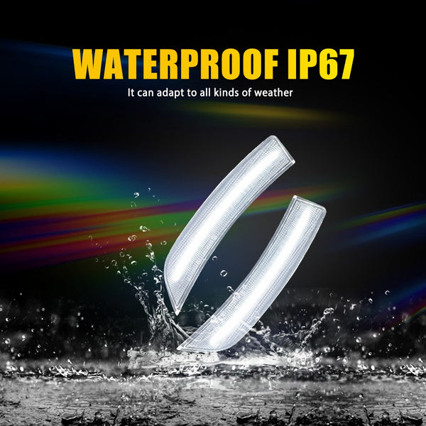 LED Side Marker Light for Toyota GR86/Subaru BRZ 2022-2024, Clear Lens, White