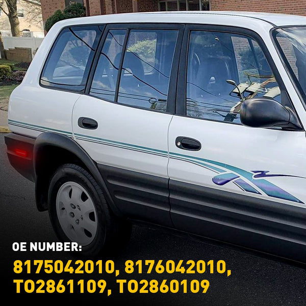 LED Side Marker Light for Toyota RAV4 1996-2000, Red, Rear Bumper Fender, L&R