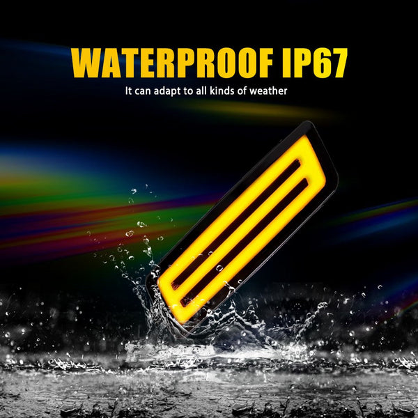 LED Side Marker Light for Volkswagen MK5 R32/MK6 2006-2009, Smoked Lens, Amber