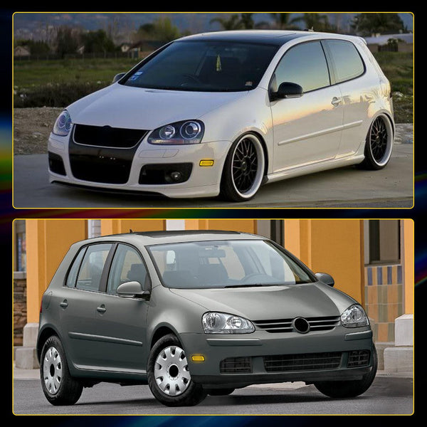 LED Side Marker Light for Volkswagen MK5 R32/MK6 2006-2009, Smoked Lens, Amber