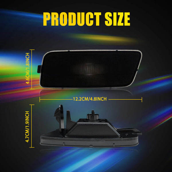 LED Side Marker Light for Volkswagen MK6 GTI 2010-2014, Smoked Lens, Pair, Turn Signal