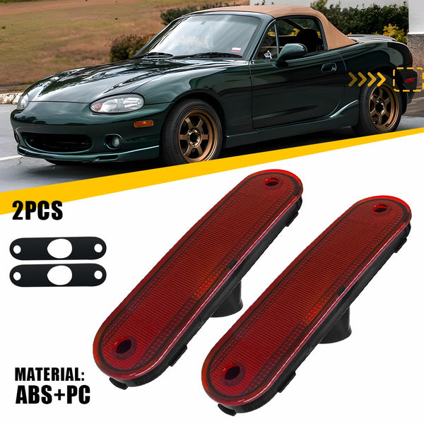 LED Side Marker Light Front Amber for Mazda MX-5 Miata 1990-2005