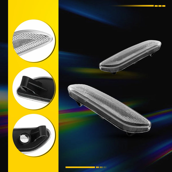 LED Side Marker Light Front Clear for MINI Paceman R61 2011-2016