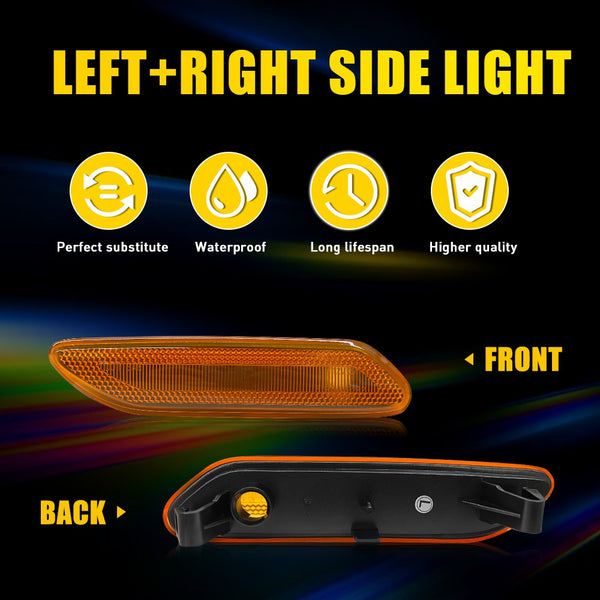 LED Side Marker Light Front for MINI Cooper Countryman R60 Paceman R61 2011-2016