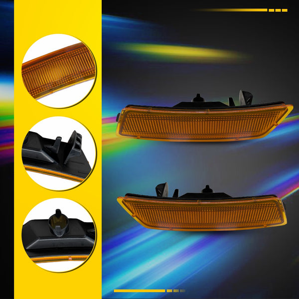 LED Side Marker Light Front Housing Amber for VW Tiguan 2018-2023 & Beetle 2012-2019