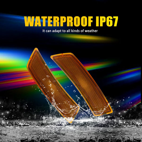 LED Side Marker Light Front Housing Amber for VW Tiguan 2018-2023 & Beetle 2012-2019