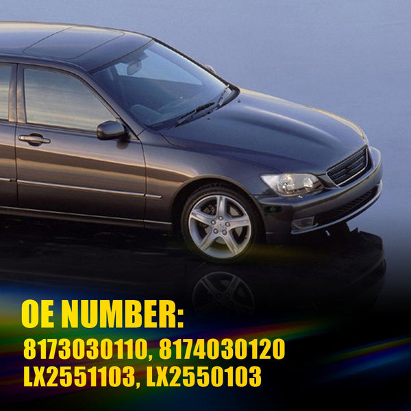 LED Side Marker Light Front Parking for Lexus GS430/IS300 2001-2005, Smoked Lens