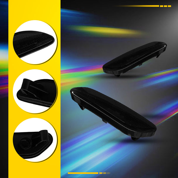 LED Side Marker Light Front Smoked for MINI Countryman R60 R61 2011-2016