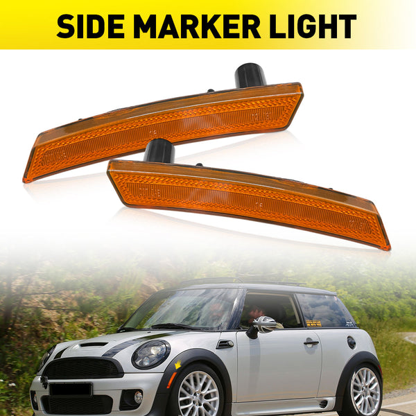 LED Side Marker Light Front Wheel Fender for MINI Cooper R55 R56 R57 R58 R59 R60