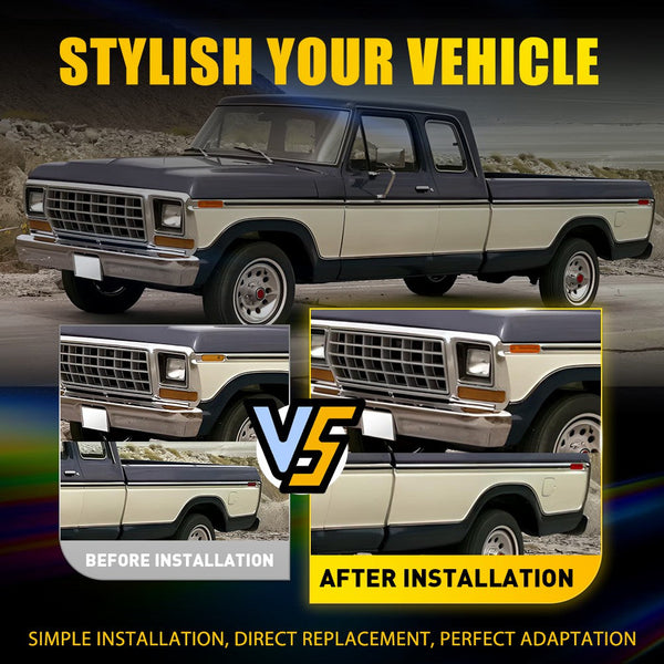 LED Side Marker Light Housing for Ford Bronco/F-Series/E-Series