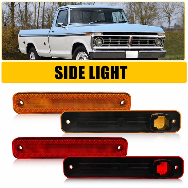 LED Side Marker Light Housing for Ford Bronco/F-Series/E-Series